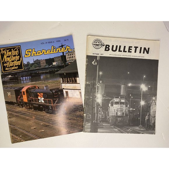 Lot 2 Vtg Railroad Magazines 1977 October NMRA BULLETIN 1990 Shoreliner - Picture 10 of 10